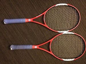 TWO Wilson 6.1 team rackets.