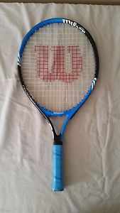Wilson Federer 23 Tennis Racquet 3 5/8 Grip Blue / Black
