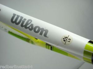 Wilson Ncode W4 Savace Lime Tennis Racquets 4 3/8