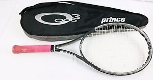 Prince Exo3 Black Team 100" Tennis Racquet 4 1/4" grip + Prince Bag Case