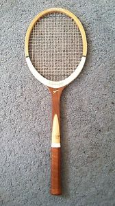 Vtg Slazenger Challenge No. 1 Wood Tennis Racket Medium 4 5/8