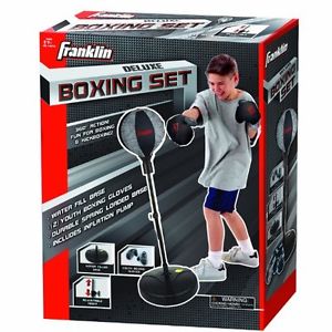 Heavy Bags Franklin Sports Deluxe Boxing Set with Authentic Sounds