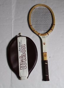 Vintage Wilson Jack Kramer Autograph Tennis Racket & Cover EXCELLENT CONDITION