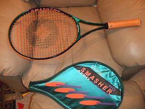 Spalding Aero Smasher 110 Tennis Raquet/w SOFT COVER EXCEL CONDITION