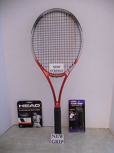 Prince Precision Response MP 97 Tennis Racquet Racket 4 1/2 - NEW STRINGS + GRIP