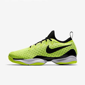 Nike Air Zoom Ultra React Volt/Black Men's Tennis Shoes