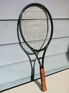 Glossy 4-5/8 POG 1-Stripe Prince Graphite 110 Tennis Racquet Agassi Chang racket