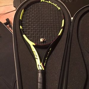 Babolat Pure Aero Tour - Size 4 1/4 - Strung w/ RPM Blast (1-3 Sessions of Use)