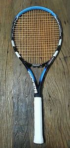 Babolat Pure Drive Team+ Plus NEW STRINGS 4 3/8, Strung 54 pounds