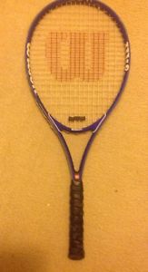 WILSON FEDERER Tennis Racquet Volcanic Frame Technology Cushion Pro 4 3/8 L3