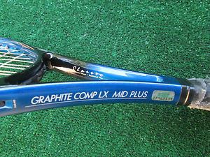 Tennis Prince Graphite Comp LX Mid Plus Tennis Racket Needs New 4 3/8 Grip VGC