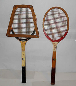 2 Vintage WILSON JACK KRAMER Match Play & Flight Wood Tennis Racquets Strata bow