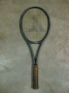 Black Pro Kennex Graphite Comp Tennis Racquet Cowhide Grip