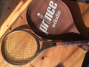 Excellent  Prince Woodie 4 3/8 tennis racquet