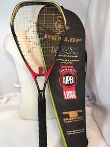 Dunlop MAX Predator SuperLong +5.00 Tennis Racquet 4 1/2 Grip T Bone Technology