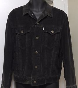 Vintage Black Levis corduroy jacket size M