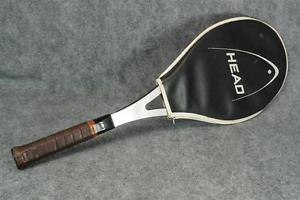 Head Authur Ashe Competition Metal Racket 4 5/8 Medium With Cover