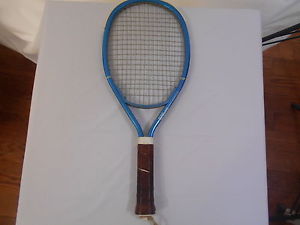 Wilson Conqueror Racquetball Blue Racquet Handle Grip Tennis  Vintage GC  RARE A