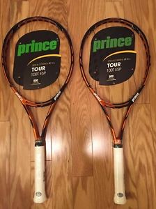 2 Prince Tour 100T ESP Tennis Racquets