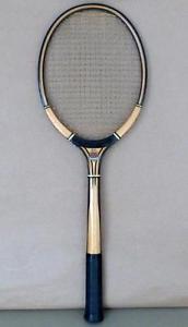Cortland American Beauty Tennis Racquet, antique 1930's model, Smoke-tone