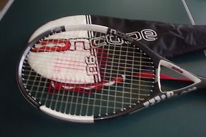 Wilson Ncode N6 Tennis Racquet OS 110 with Case Grip 4 3/8" "VERY GOOD"