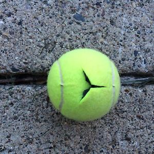 100 precut used tennis balls, use for chairs,  free shipping