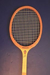 vintage WILSON JACK KRAMER Personal  Face Wood Tennis Racquet