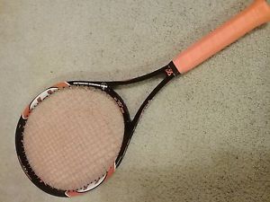 GAMMA T7 T-7 T-SEVEN tennis racket 4 5/8 G5 grip strung Dunlop butt cap