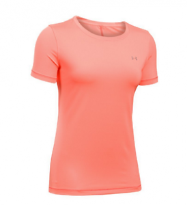 Under Armour HeatGear camiseta mujer naranja 1285637-404