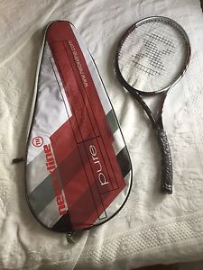 Uniquely shaped tennis racquet - great for finesse players who enjoy using spin