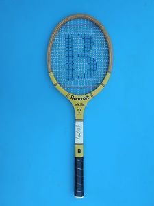 Bancroft Billie Jean King Signature Tennis Racquet, All Star, Yellow, Used 4 1/4