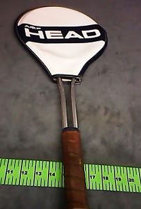 Vintage 1970s HEAD AMF Standard Aluminum Tennis Racquet with Cover 4 3/8 master