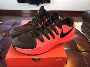 Nike Men's Zoom Vapor 9.5 Tour Tennis Shoes Black Hot Lava sz 12 (631458-801)