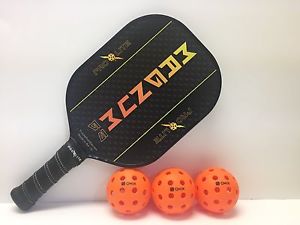 Pro Lite MAGNUM Graphite Pickleball Paddle with 3 Onix Pure 2 outdoor balls
