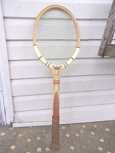 Scarce Early Wood Tennis Racquet Pro Model Dunlop Maxply England Near Mint LOOK