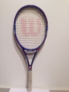 Wilson Graphite Aggressor 95 Tennis Racket with new Pro Sensation Grip - 4 5/8