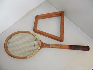 Vintage Wilson Ellsworth Vines Famous Player Series Tennis Racquet
