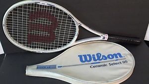 Wilson Ceramic Select 95' High Beam Series Tennis Racket & Cover