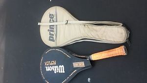 2 TENNIS RACQUETS WILSON AND PRINCE