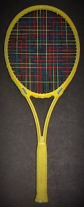 PRINCE Spectrum Comp 90 LE Yellow Tennis Racquet 4-1/4 Grip w/ Colorful Strings