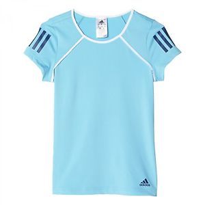 adidas Niñas Tenis Camiseta Deportiva camiseta Club Camiseta azul blanco