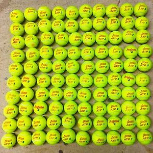 100 Used Premium Indoor Tennis Balls #1702