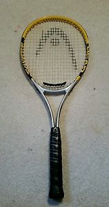 Head Ti-Magnesium Supersized Conquest Tennis Racket  4 3/8 Grip Yellow