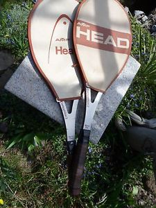 Vintage Set of 2 Arthur Ashe Competition Boron Flex Tennis Racquet  AMF Head