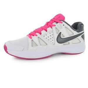 Nike Air Vapour Advantage Tennis Shoes Womens White/Grey Court Trainers Sneakers