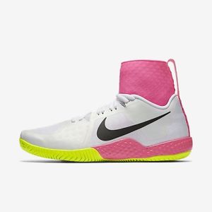 Nike Flare Tennis Shoes Women's Size 7 Serena Williams Hyper Pink White New Volt