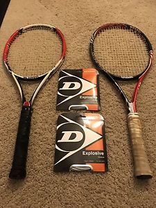 Two Used Wilson Tennis Racquets