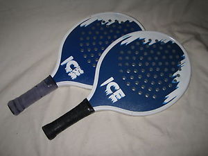 2 Viking Athletics ICE Platform Tennis Paddles Racquets Pair of Used Rackets