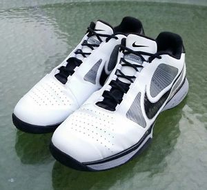 Men's Nike Lunar Vapor 8 Tour 429991-101 White Black Gray Size 14