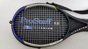 Wilson Pro Staff Titanium 6.6 Midplus 110 Tennis Racquet Grip 4" Free Shipping